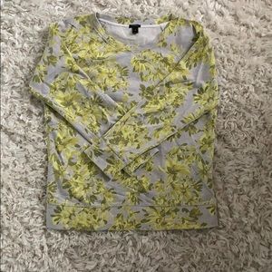 JCrew floral sweatshirt. Size: XS